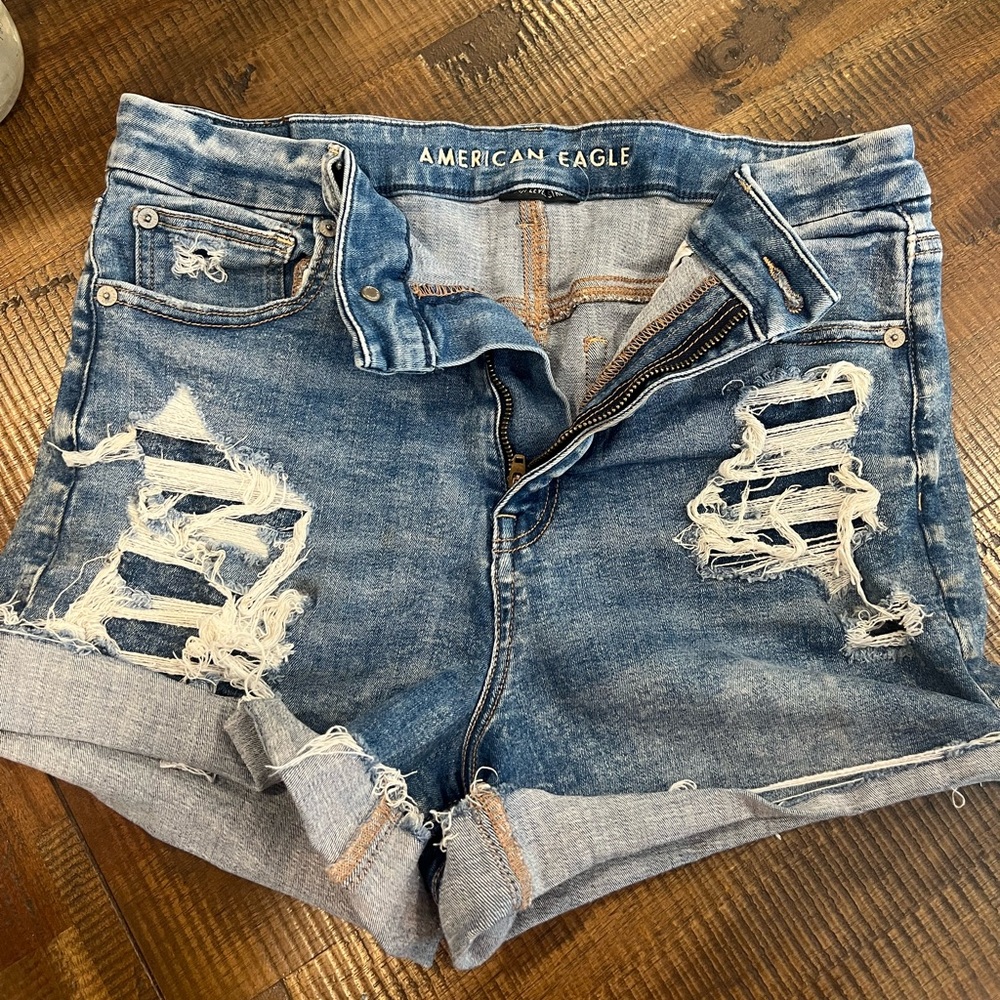 American Eagle Stretch jean shorts